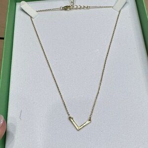 Dainty Chevron Adjustable Necklace